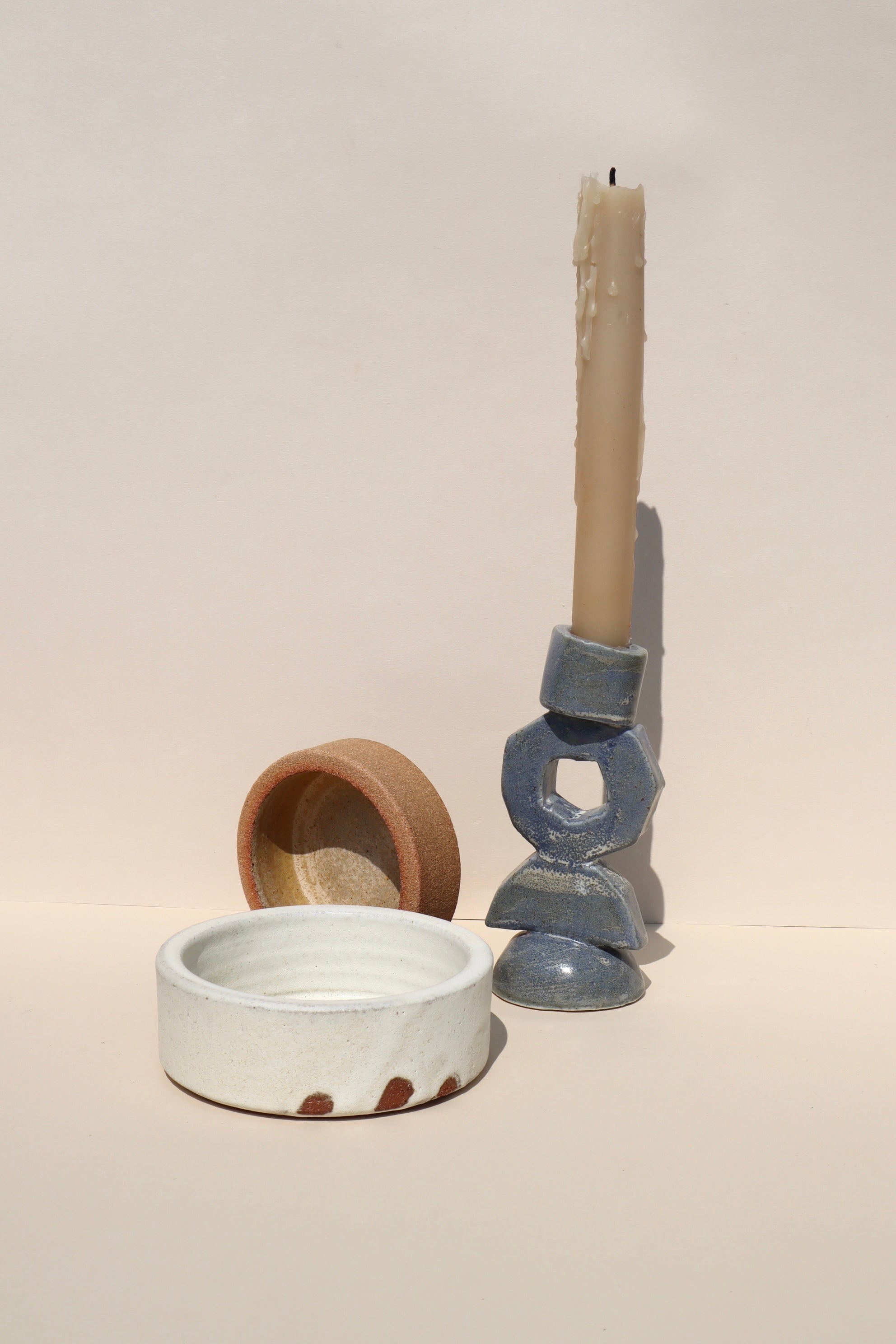 Carved Candle Holders ~ SECONDS SALE